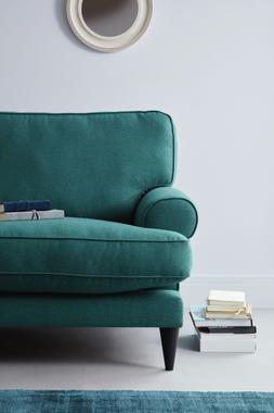 DFS So Simple Viv three-seater sofa in Simply Wool Look in Peacock Teal