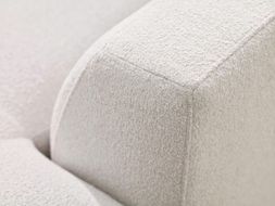 DFS Calix right hand facing large chaise end sofa in in ivory boucle