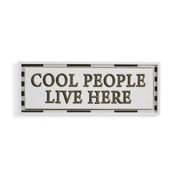 30967218 Cool People Live Here Framed Wall Art £35