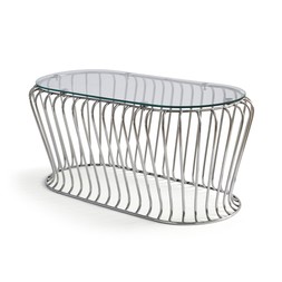 Yinka Trumpet Steel Coffee Table Chrome £199