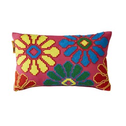 SUPPLIER LINE | Yinka Ilori Gerbera Daisies Cushion 30x50 £26