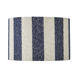 Beatrice Boucle Stripe Easy Fit Drum Lamp Shade £18