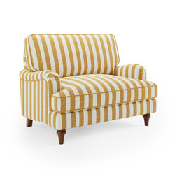 Beatrice II Boucle stripe Ochre Snuggle £349
