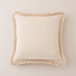 Boucle Fringe Square Cushion £25