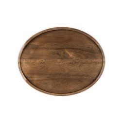 Mb Signature Oval Acacia Srv Board Brown £30