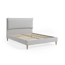 Skylar DB Bed Natural Pebble Boucle