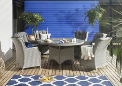 Furniture Village - Le Jardin Garden Round 6 Seater Dining Set, &pound;2195