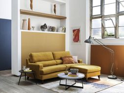 Romilly 3 Seater Sofa, &pound;1,139, Nordic Coffee Table, &pound;329 (lnd)