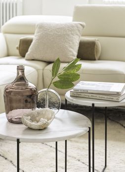 Furniture Village - Azzate Round Coffee Table, &pound;119, Azzate Round Side Table, &pound;99