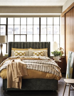 Furniture Village - Yorkshire 10000 Divan Set, &pound;2649, Willow Winged Headboard, &pound;949