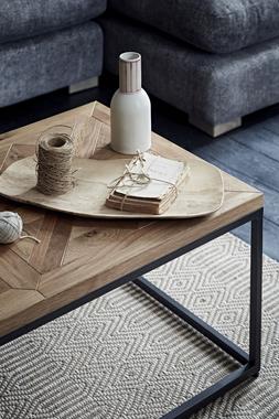Globe Coffee Table, &pound;349; Maywood Rug, &pound;119