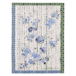 KYOTO FLOWER INDIGO THROW BLDG0277