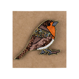 50071916 £12 Beaded Robin Brooch