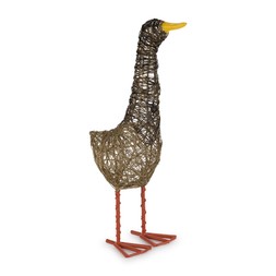 50080867 £38 Recycled Wire Standing Duck