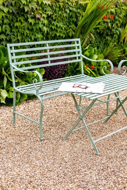 Bench Slatted Sage £200