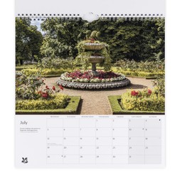 50082804 £8 National Trust Gardens Calendar 2027 Inner Page