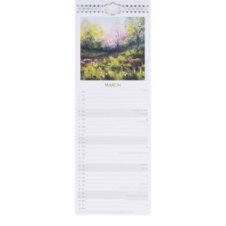 50082873 £6 Anne-Marie Dahlstrom Illustrated Slim Calendar 2027 Inner Page