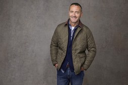 Cartmel Quilted Jacket Dark Forest £59, Signature Long Sleeve Stretch Poplin Shirt Navy £34, Signature Milano Knitted Overshirt Navy £45, & Signature Ultimate 4-Way Stretch Straight Fit Jeans Indigo £40- EMBARGOED UNTIL 20TH AUGUST 2026