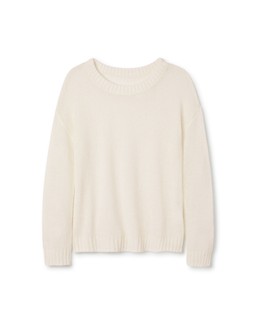 Ladies Open Knit Fluffy Jumper, Cloud, £40- Available from 28th December