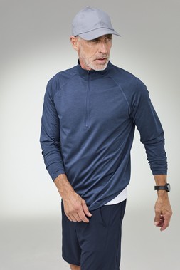Men's 1:4 Zip Top, Admiral, £30- Available from 28th December