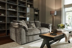 Georgio 3 Seater in Luxe Chenille Mocha All Over, £1499