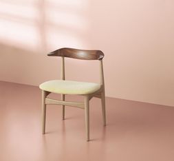 Warm Nordic Cow Horn Dining Chair