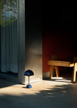 VP3 Flowerpot Table Lamp Steel Blue £280