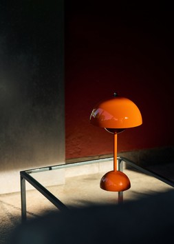 VP3 Flowerpot Table Lamp Zesty Orange £280