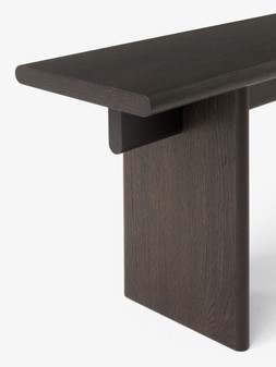 &Tradition Ita Bench - Dark Stained Oak