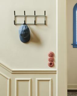 HAY Tape Coat Rack - Small - Metallic Grey