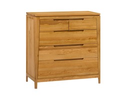 Valencia Oak 5 Drawers Chest - RRP €899 NOW €399