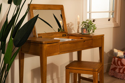 Valencia Oak Dressing Table with Mirror - RRP €699 NOW €325