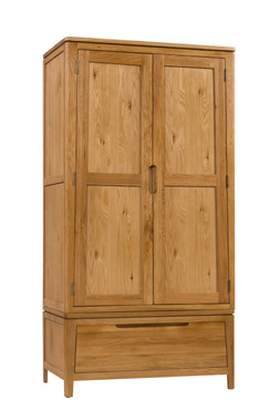 Valencia Oak 1 Drawer 2 Door Wardrobe - RRP €1,399 NOW €649