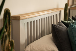 Bellevue Light Grey King 5' Bed Frame - RRP €1,399 NOW €749
