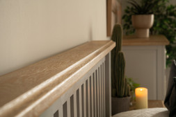 Bellevue Light Grey King 5' Bed Frame - RRP €1,399 NOW €749