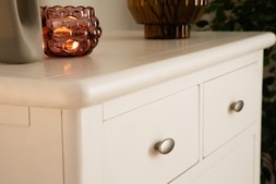 Alaska White 5 Drawers Chest - RRP €999 NOW €525