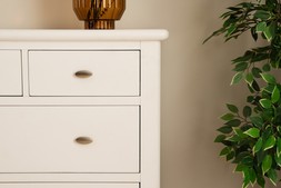Alaska White 5 Drawers Chest - RRP €999 NOW €525
