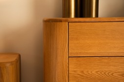 Oslo Oak 6 Drawer Chest - RRP €1,899 NOW €999