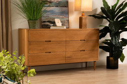 Copenhagen Oak 6 Drawers Chest - RRP €1,899 NOW €1,199
