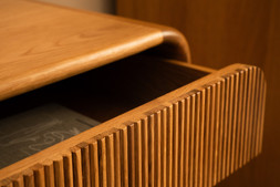 Fuller Oak 2 Drawers Bedside Table - RRP €799 NOW €449