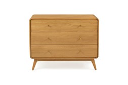 Poe Oak 3 Drawers Chest - RRP €1,699 NOW €1,099