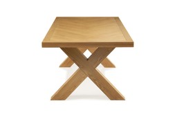 Granada Herringbone Dining Table X Leg 03 RRP €2,049 Now €999