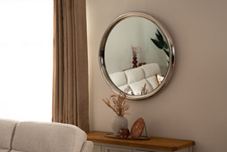 Nordic Round Glass Mirror 84x84 RRP €349 Now €199