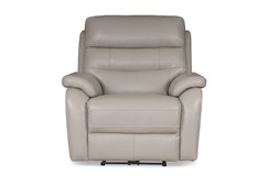 Pearson Grey Leather Armchair Electric Recliner RRP €1,999 NOW €999