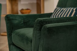 The Oliver Green Fabric Armchair RRP €1499 NOW €749