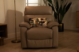 Hugo Leather Manual Recliner Armchair - (RRP €1,299) NOW €849