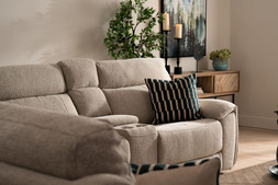 Grantham Linen Electric Head Rest Corner Unit Sofa 0042 CC RRP €3,599 Now €2,299