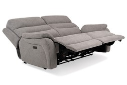 Presley Light Grey 3 Seater Electric Recliner Sofa 0033 RRP €1,799 Now €1,099