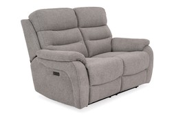 Presley Light Grey 2 Seater Electric Recliner Sofa RRP €1,599 Now €999