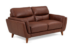 Bianca Brown Leather 2 Seater Sofa RRP €2,099 Now €1,299